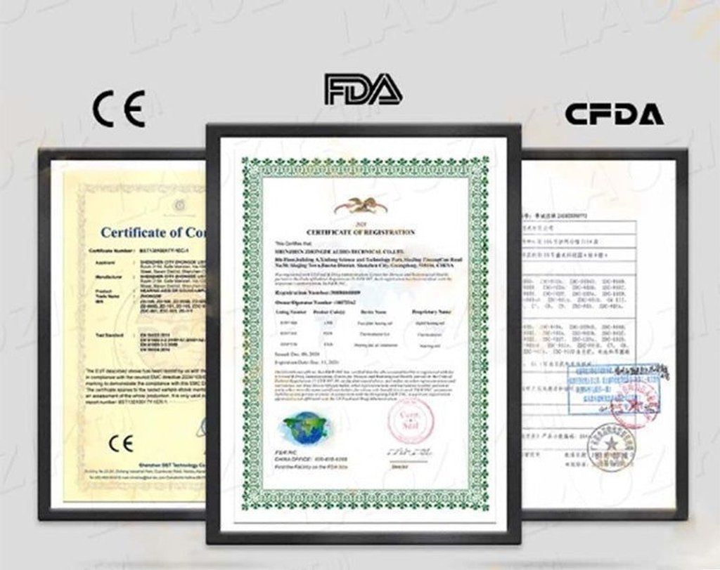 Certificates CE FDA CFDA
